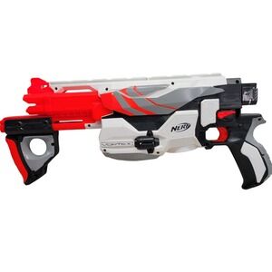 Nerf Vortex Pyragon Foam Disc Blaster Play Toy Combat Gun Disc Shooter